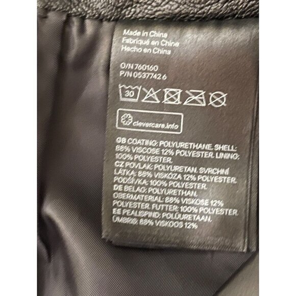 H& M NEW with tags mini skirt small black - Picture 7 of 7